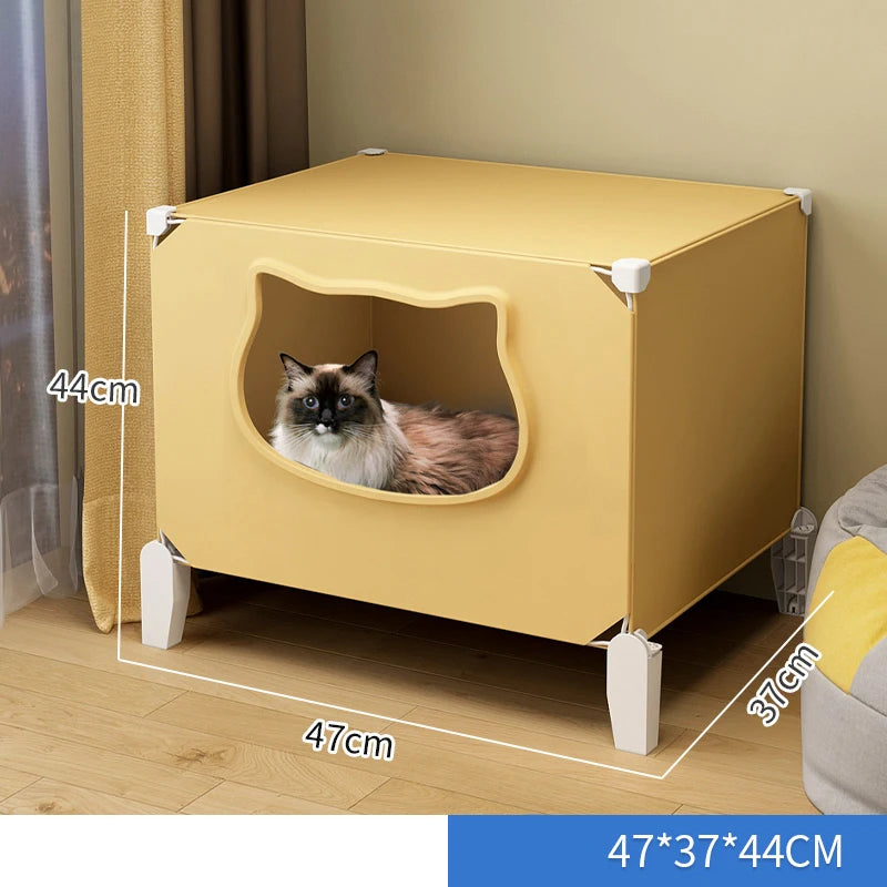 Cat Bed Detachable Cat Hiding House Comfortable Small Dog Nest Washable Cave Cats Beds