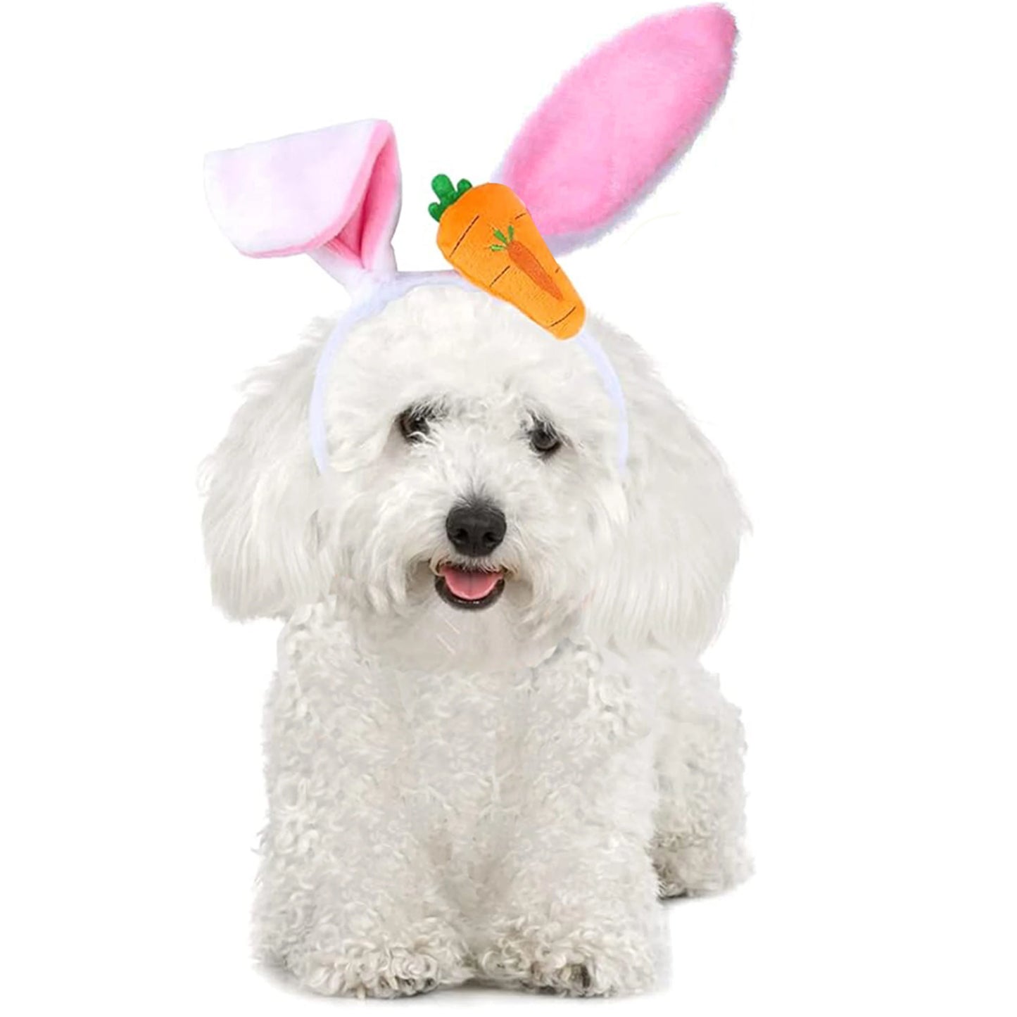 Easter Dog Costumes, Easter Bunny Ears Headband Headband, Easter Dog Headwear for Small Medium Large Dog Party Costume Accessory