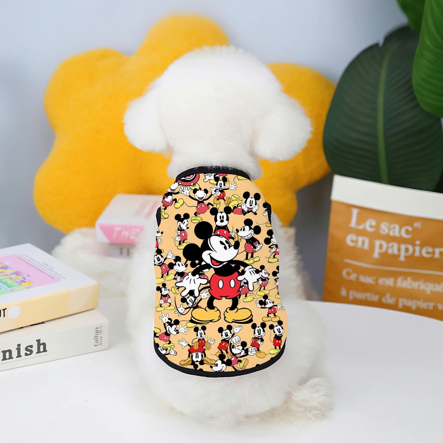 Puppy Summer Clothes Minnie Mickey Elements Pet Dog Clothes Chihuahua Vest Supplies Products Home Garden